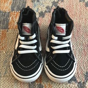 Toddler High Top Vans Size 4.5